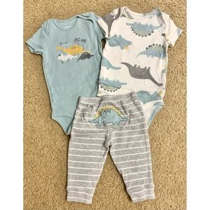Carters 3 Piece Dinosaur Set